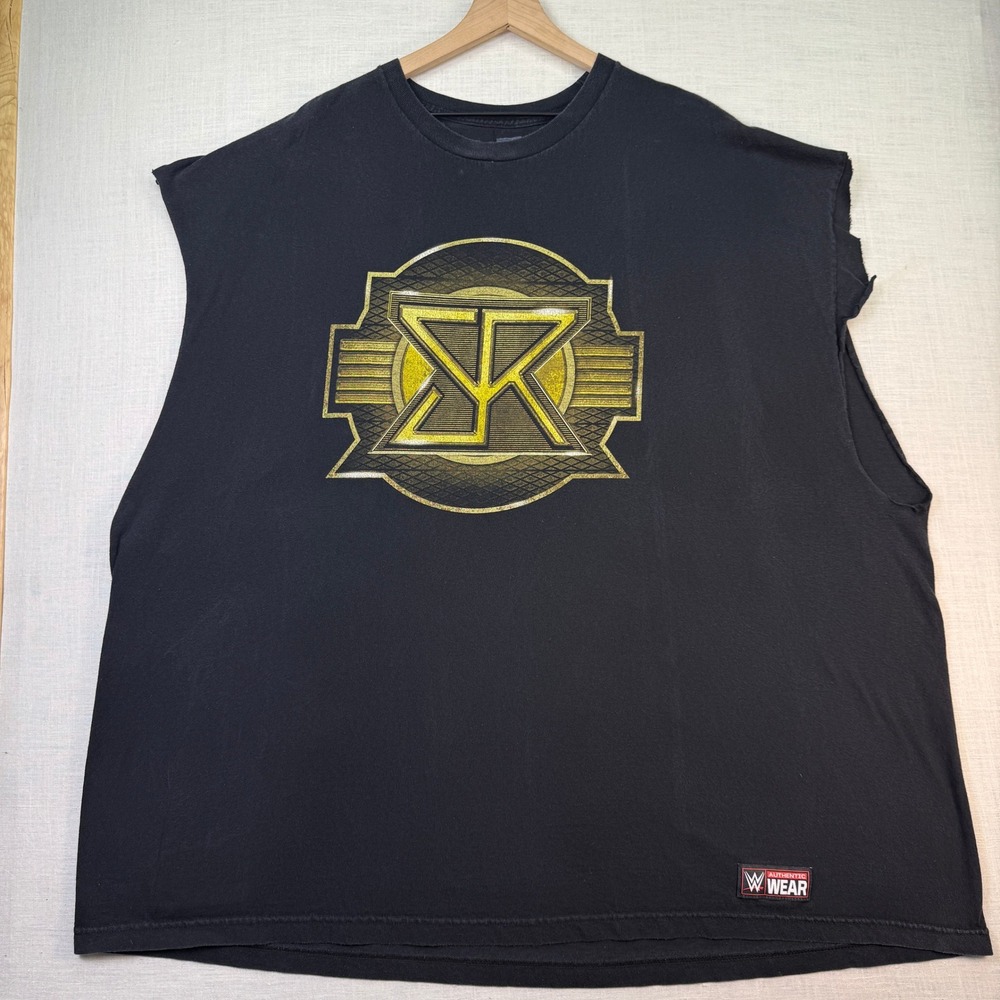 WWE Seth Rollins Wrestling Shirt Mens 5XL Muscle Tee Black The Undisputed Future